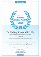Erneut ausgezeichnet mit dem DocFinder Patients’ Choice Award!