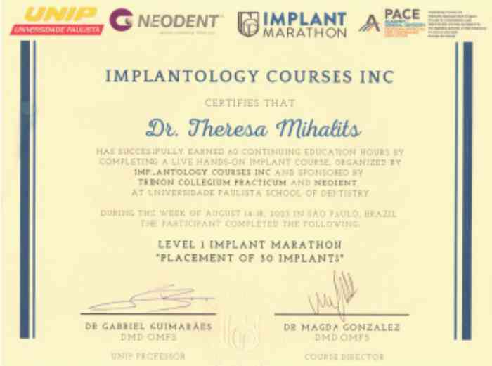 Level 1 Implant Marathon "Placement of 30 Implants"