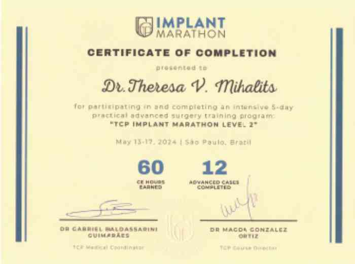 TCP Implant Marathon Level 2