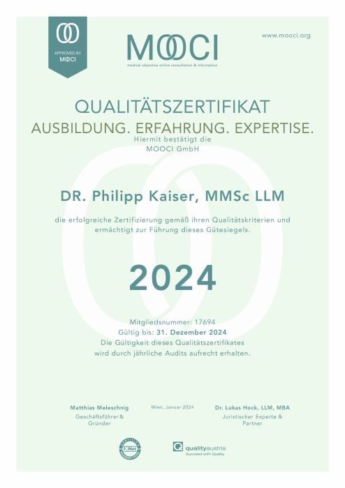 MOOCI - Auszeichnung für Qualität 2024